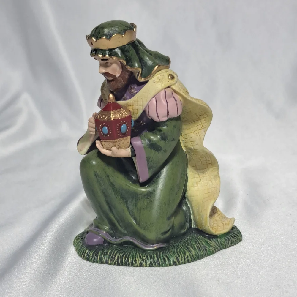 Thomas‎ Kinkade Resin Figurine King Melchoir 2007 Hawthorne Village 4